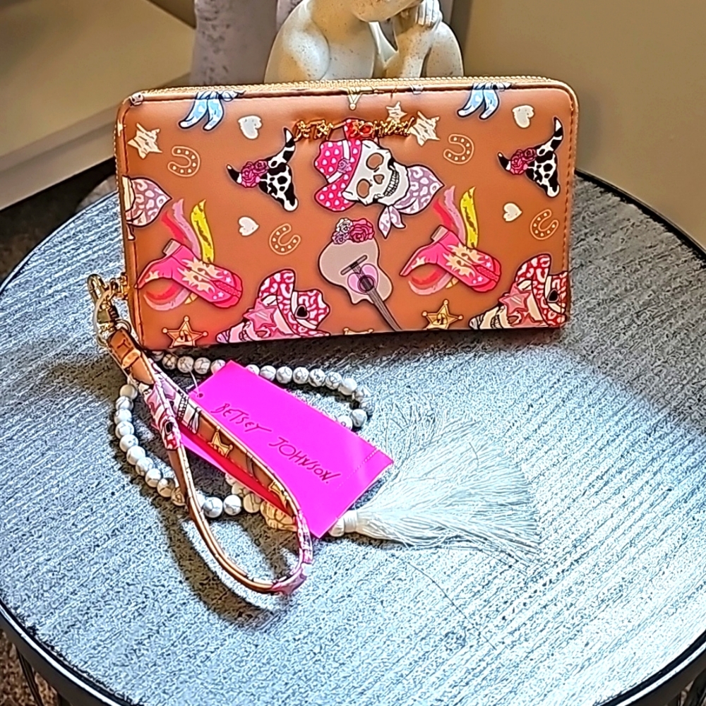 Betsy Johnson Cowboy Western Wallet
